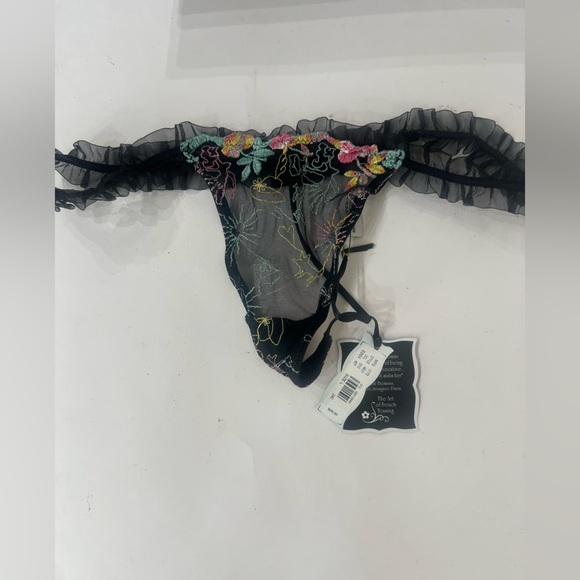 Victoria's Secret Other - Rare Chantal Thomass Victoria Secret
Y2K Collab Floral Embroidery thong undies